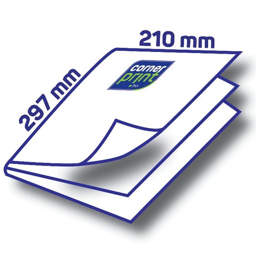 2000 Brochures A4 - 8 pages - 210x297 mm